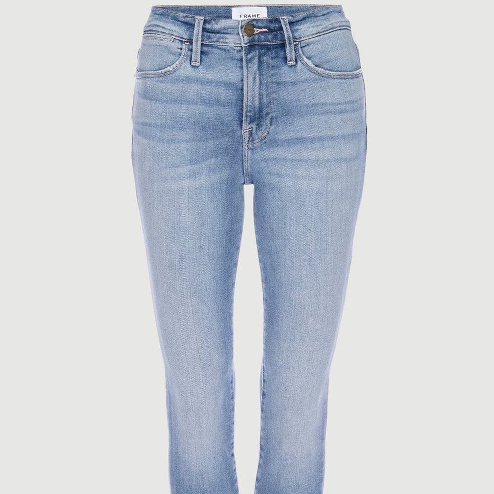 Frame Le High Skinny Jeans Light Wash 26
